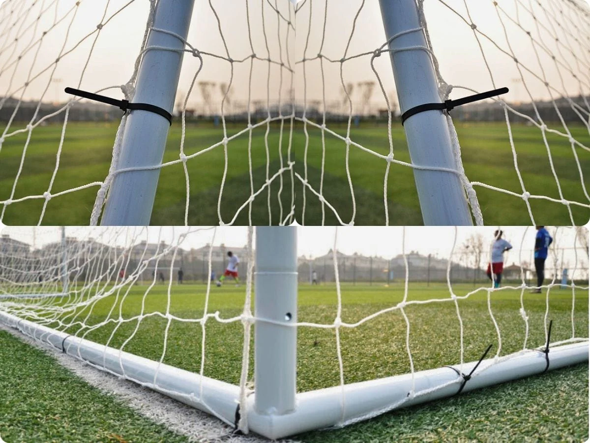 Vallerta - 21x7 Ft Weatherproof Polyethylene Soccer Goal Net - Image 4