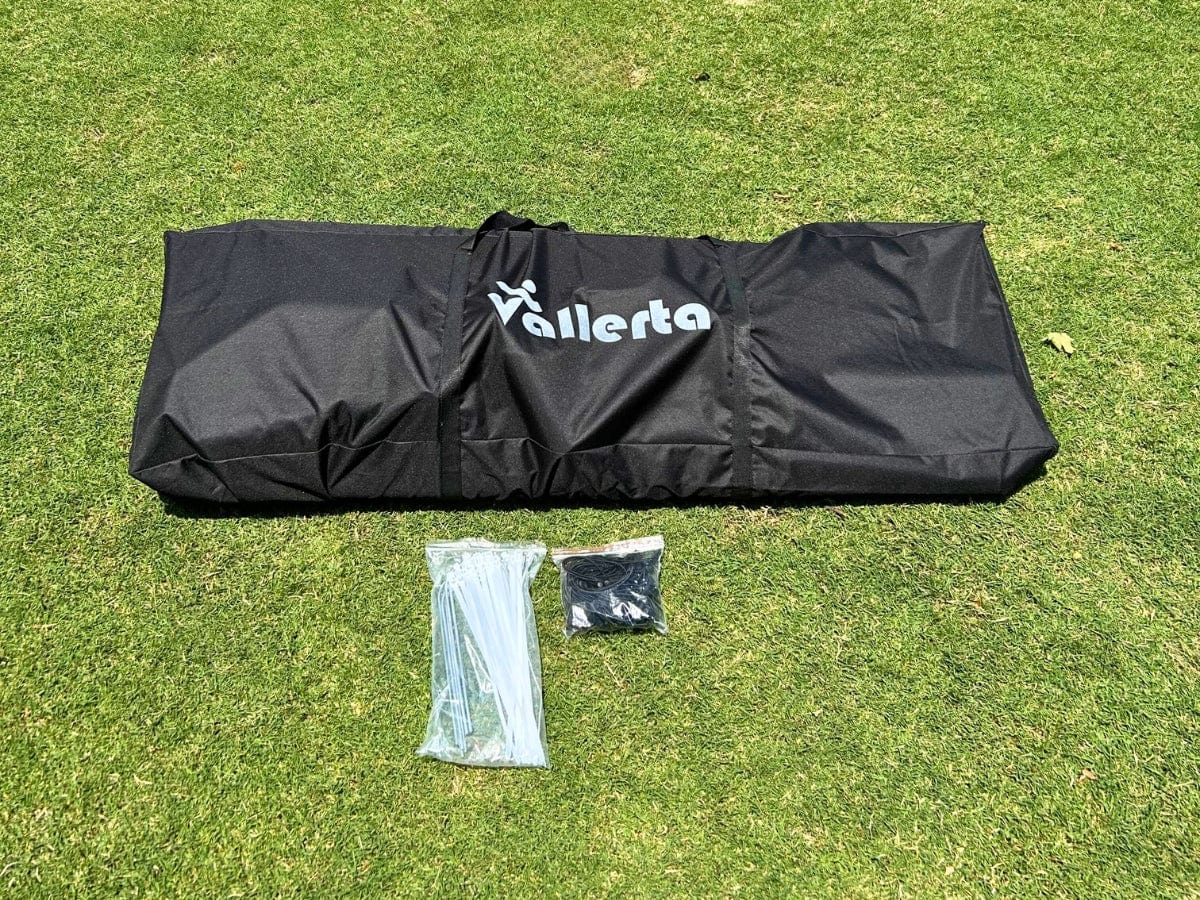 Vallerta - 12x6 ft Regulation Size PVC Soccer Goal Net & Bag - Image 7